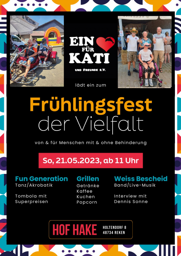 Ein Herz für Kati - Frühlingsfest der Vielfalt - wir sind dabei